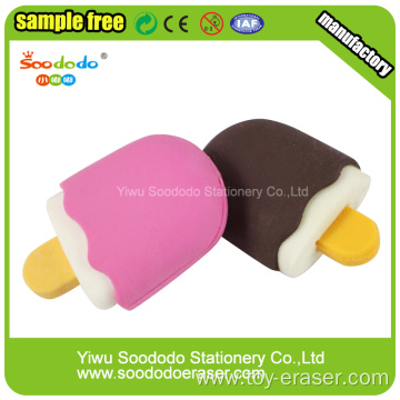 Mini Popsicle Shaped Eraser Colorful Cute Erasers